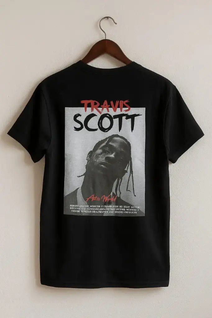 Travis Scott "Astroworld" Graphic Black Oversized Tee (limited edition)