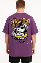 SummerTime OverSized PURPLE Graphic TEE